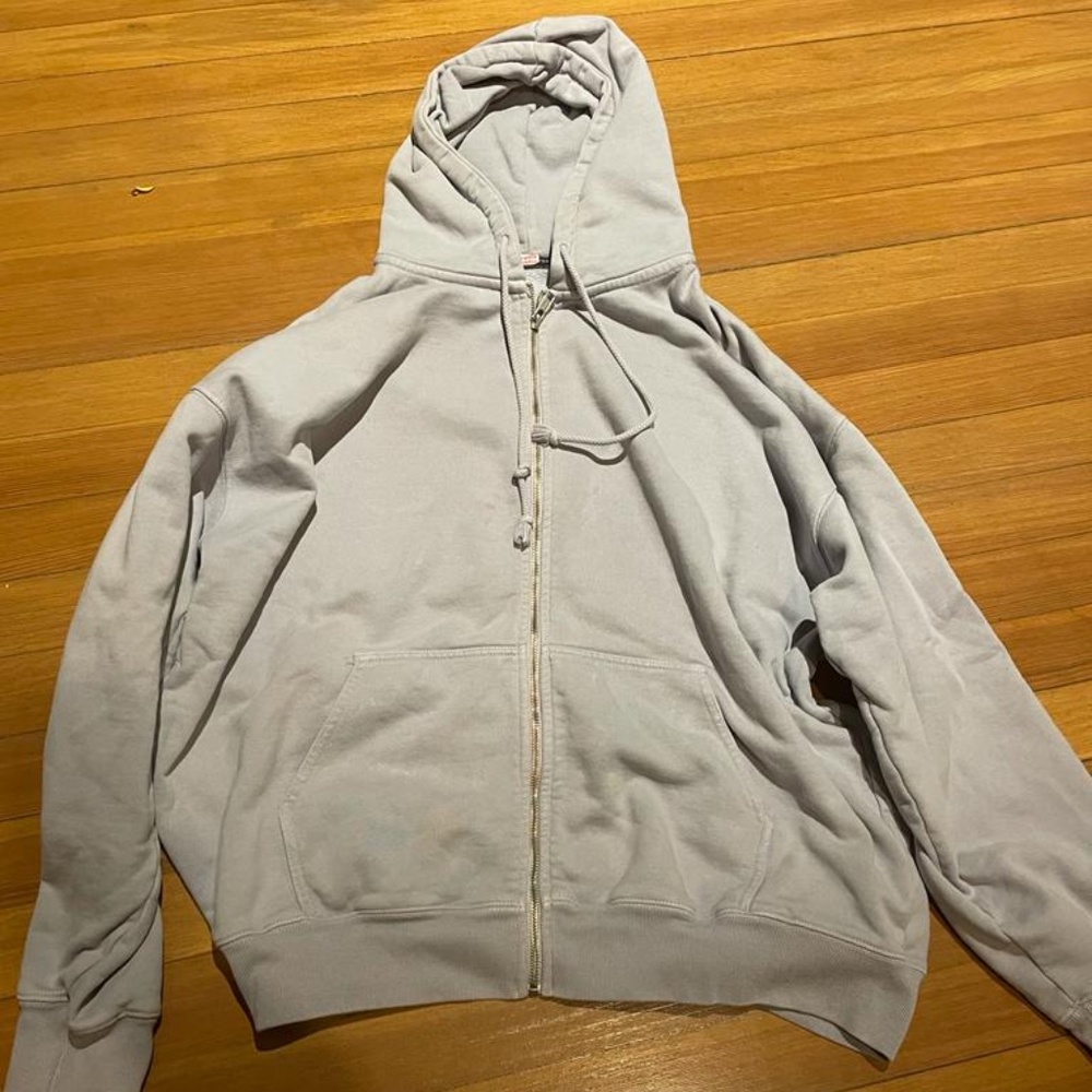 Brandy Melville oversized zip up sweatshirt